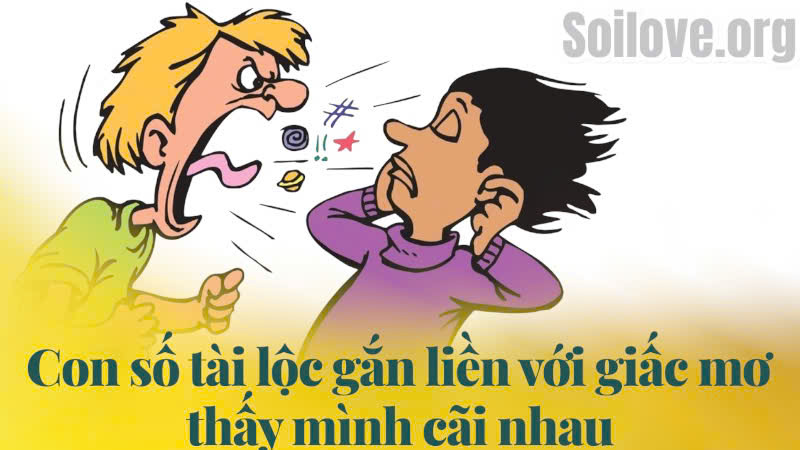mơ thấy mình cãi nhau