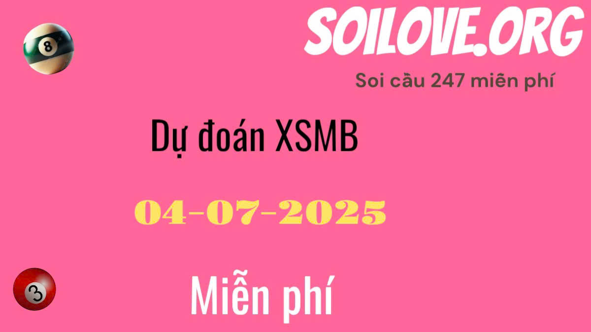 Soi cầu 88 chốt số ngày 04/7/2025