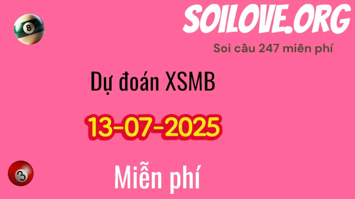Soi cầu 88 chốt số ngày 13/7/2025