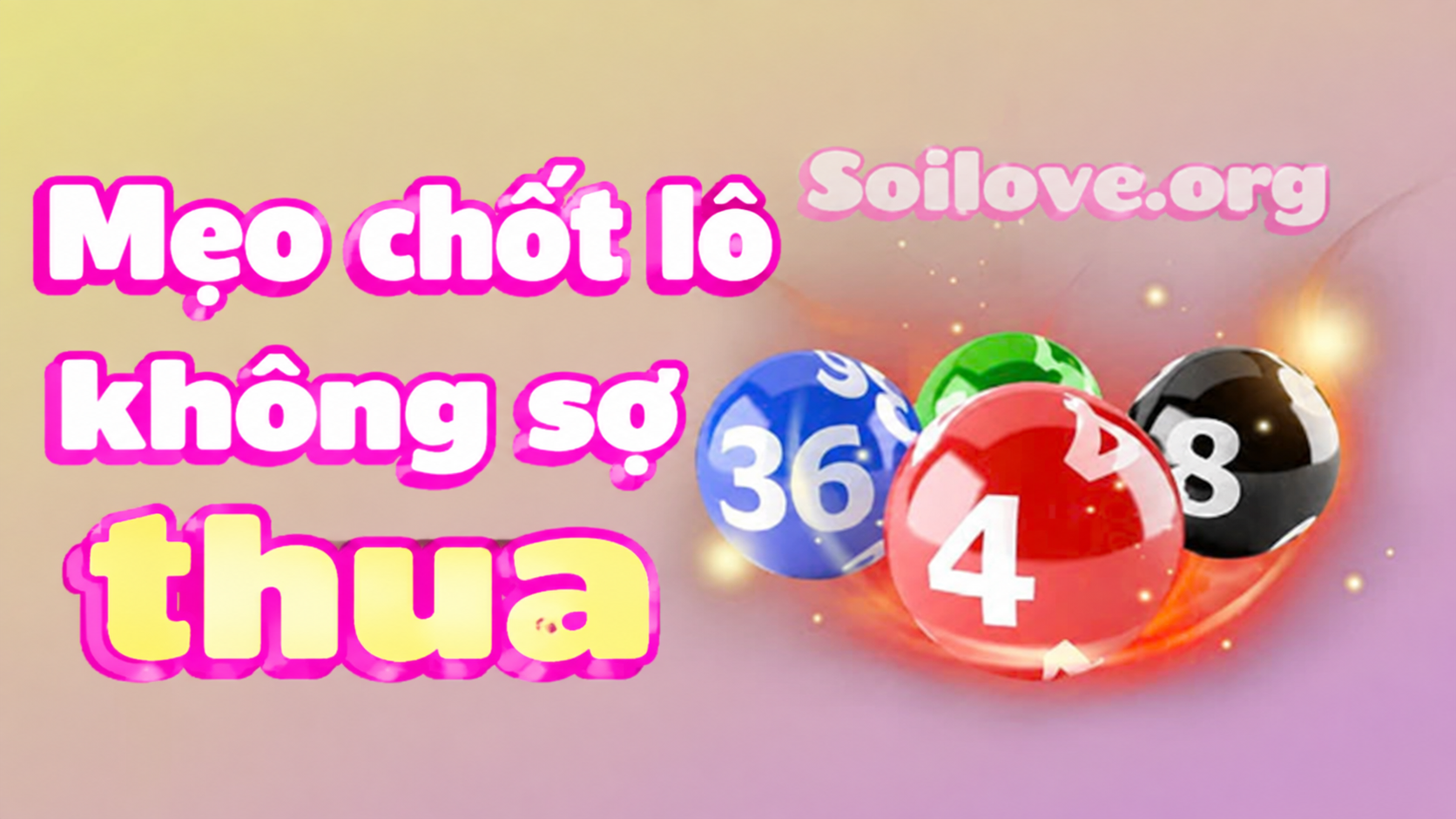 Mẹo chốt lô không sợ thua